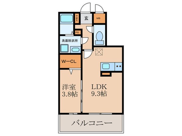 LiveCasa高宮の物件間取画像